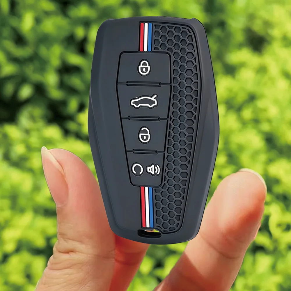 For Geely Coolray Emgrand GT GS S Monjaro Atlas Pro Azkarra Okavango Tugella Flexible Remote Fob Case