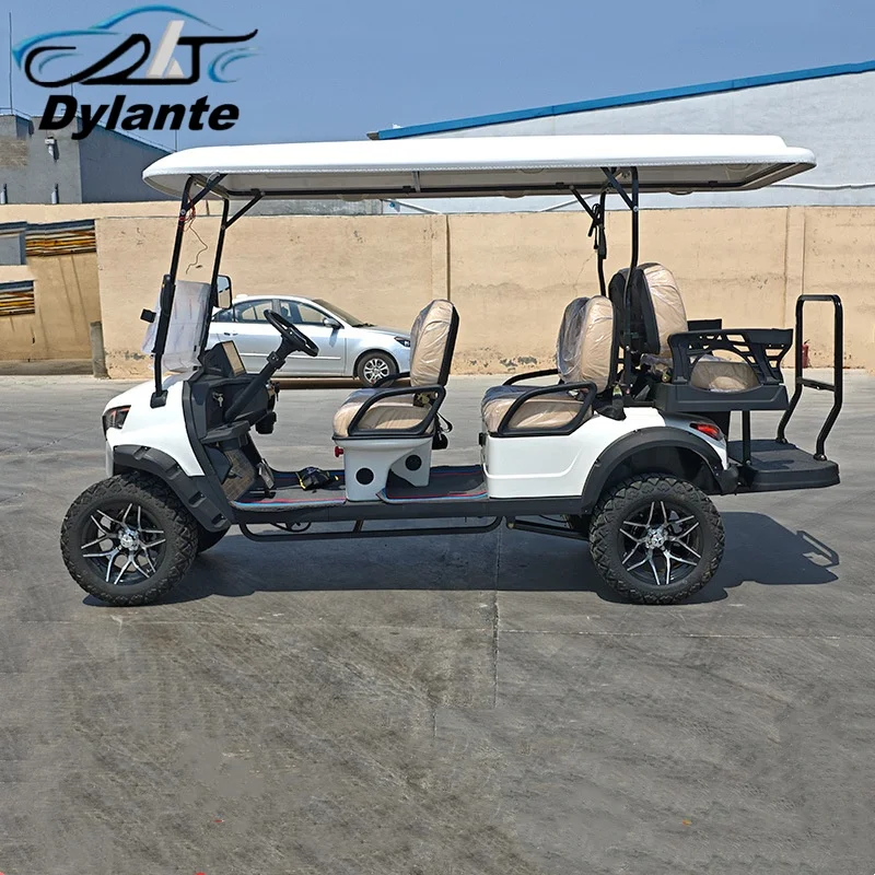 2025 New Launched 72V Lead-Acid Maintenance-Free Battery 7.5KW AC System Lithium Battery Electric Golf Cart