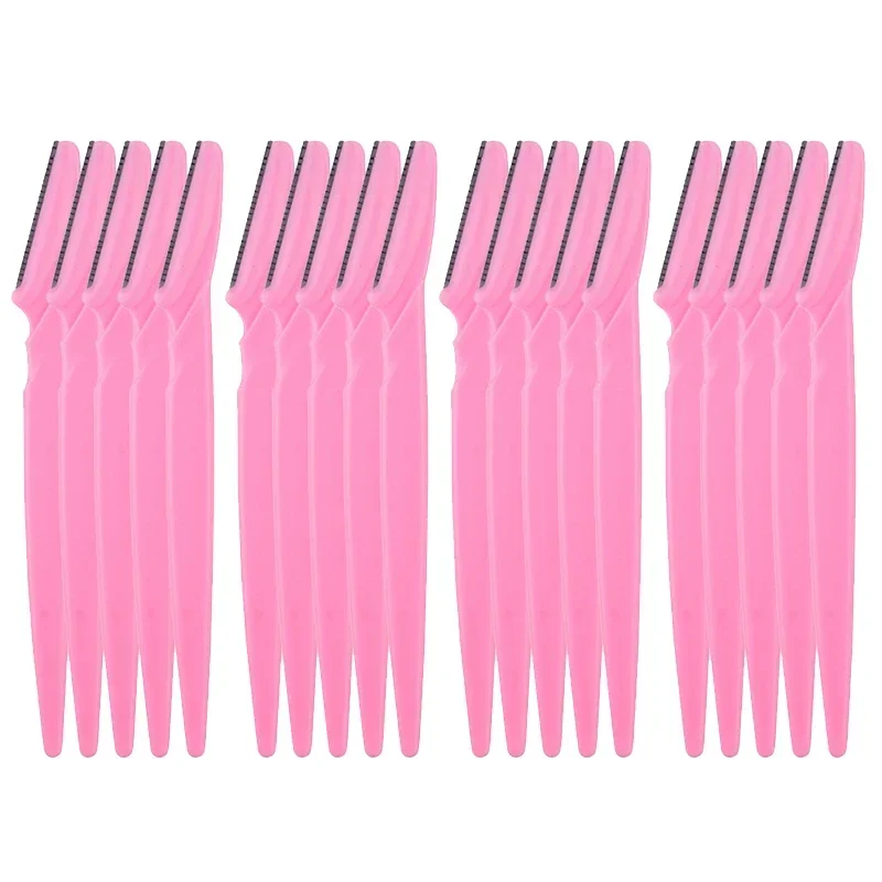 Cuchillas para dar forma a las cejas, recortador, cuchillo de afeitar para la cara, Karsyngirl, 20 uds./100 Uds., herramientas de maquillaje, raspador de depilación corporal Facial