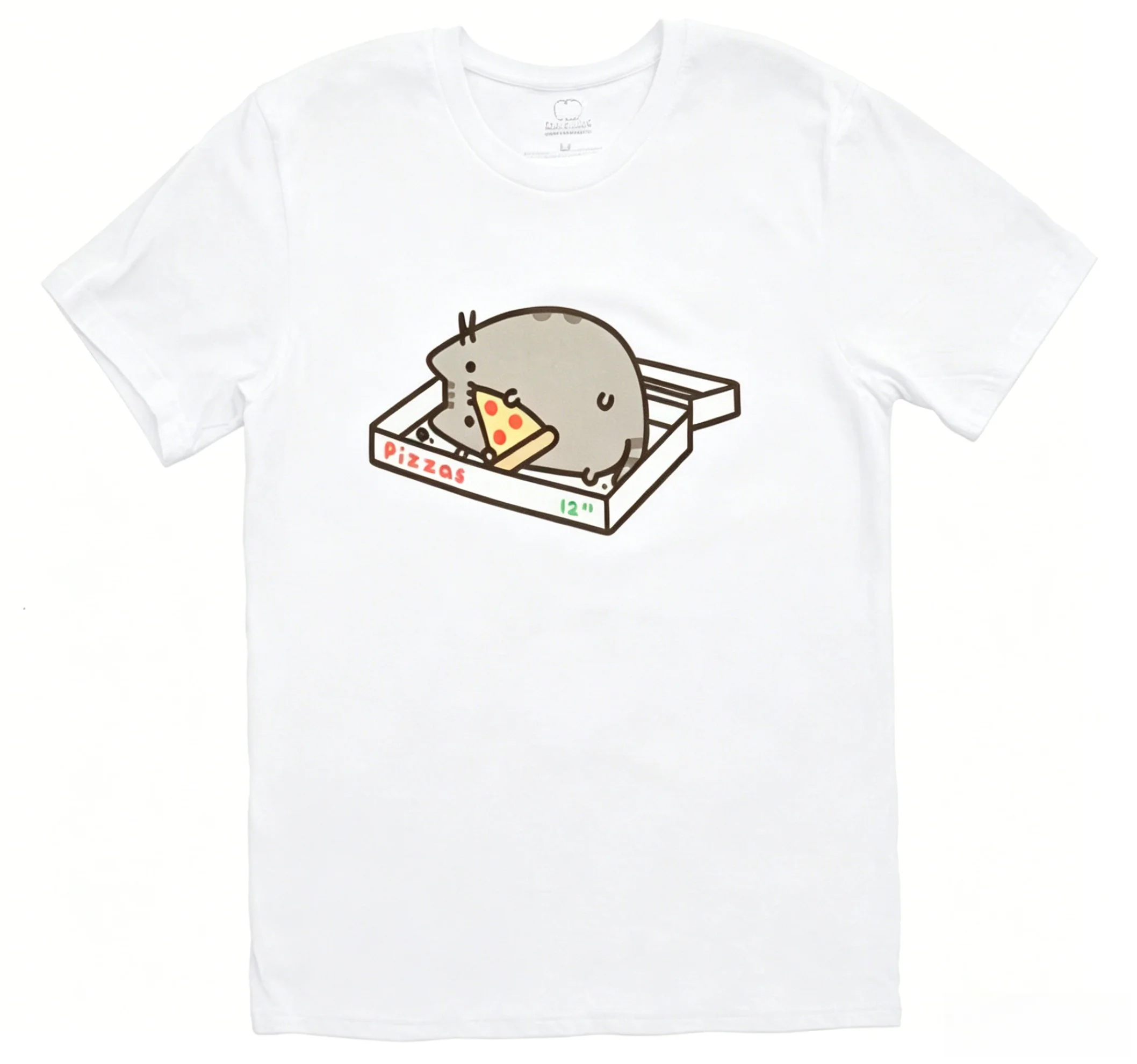 Pusheen The Cat bedrucktes T-Shirt aus reiner Baumwolle Pusheen Patten 2026 Sommer Herren Damenbekleidung Y2k Style Streetwear Oversized – Detail 8
