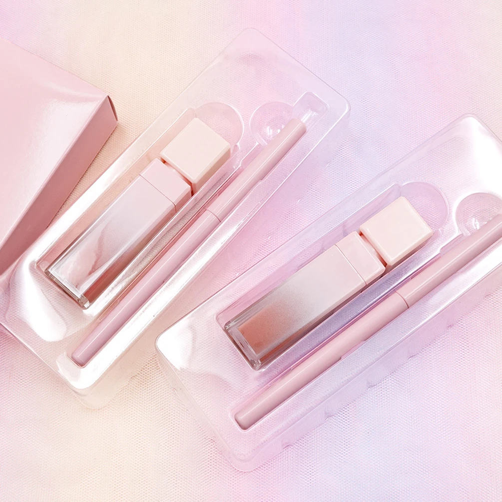 Private Label Lipstick Lipliner Kit Custom Logo Matte Waterproof Non-stick Lipgloss Lip Liner Waterproof Natural Color Makeup