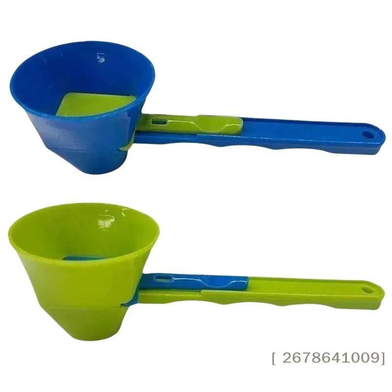 ⚑Material Mess-Free Protein Powder Scoop-Sliding Funnel For Milk & Supplements Kitchen Gadget For All Occasions Measuring Spoon