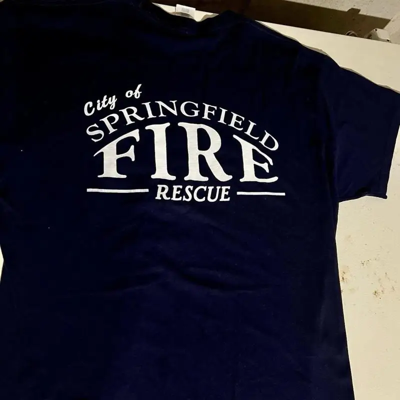 

Springfield Ohio Fire Dept T Shirt Vintage All Size S 4Xl