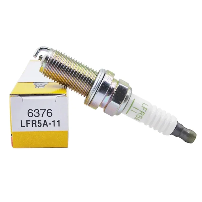 

Spark Plug 6376 LFR5A-11 for Hyundai ix35 Sonata Kia Optima Sportage Sorento G4KD G4KE G4KCNissan X-trail Almera QG18DE QG16DE