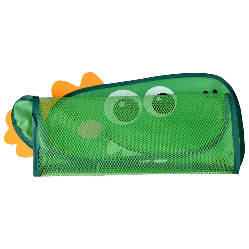 Bath Toys for Babies Storage Bag Pouch Mesh Holder Box Green Shower with Sucker Baby