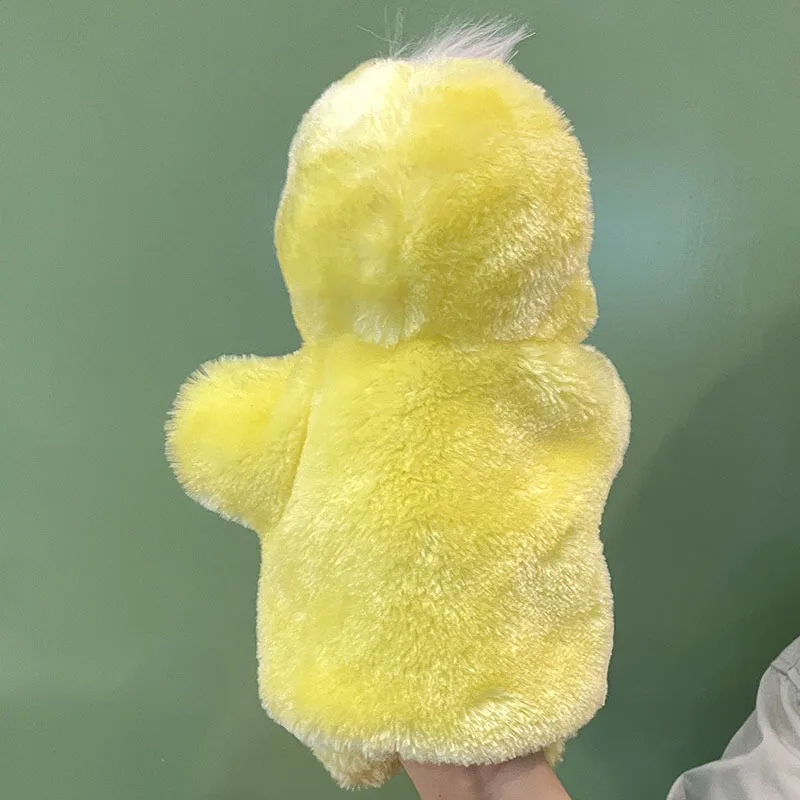 Animal Hand Puppet Duck Dolls Plush Hand Doll Early Education Learning Toys Children Marionetes Puppets For Telling Story