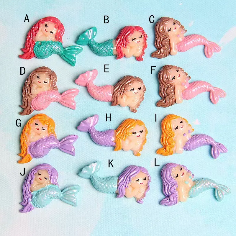 10 Stück Diy Resin Home Decor Kawaii Ocean Charms Serie Shell Pearl DecorCute Phone Case Zubehör – Detail 9
