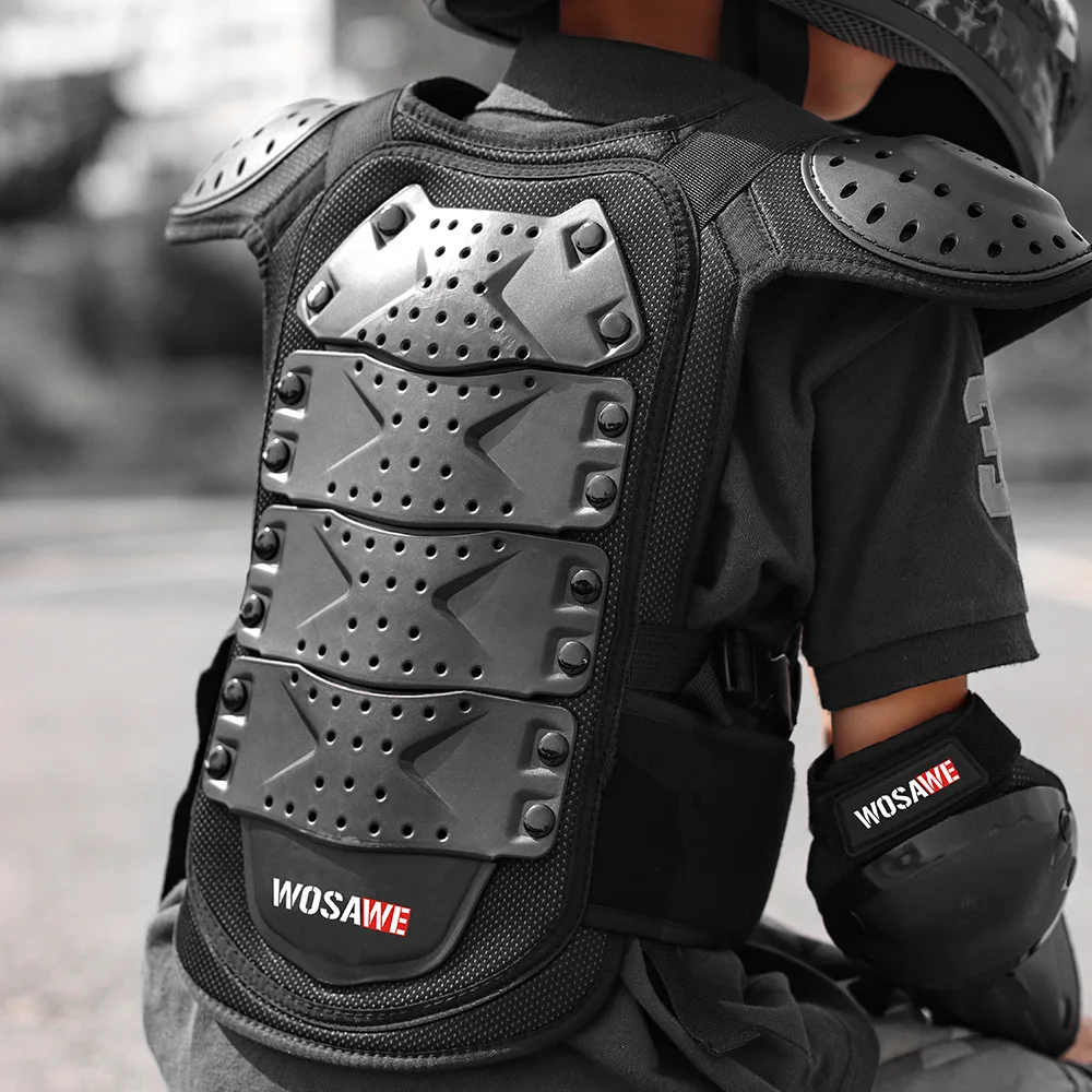 WOSAWE Motorcycle Armor Adult Protection Gears Chest Back Protector Outdoor Racing Moto Motocross MTB Dirt Bike Body Armour Vest view 2