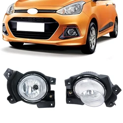 Car Front Bumper Fog Lights For Hyundai GRAND i10 2014 2015 Driving Light Fog Assembly 92202B4010 86527-B4010 86528-B4010