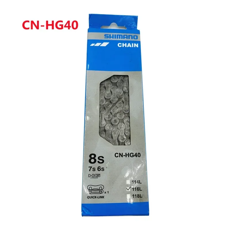 Shimano 8 9 10 11 Speed Bicycle Chains IG51 HG40 HG53 HG54 HG73 HG75 HG95 HG601 HG701 HG901 116 Links MTB Road Racing Bike Chain