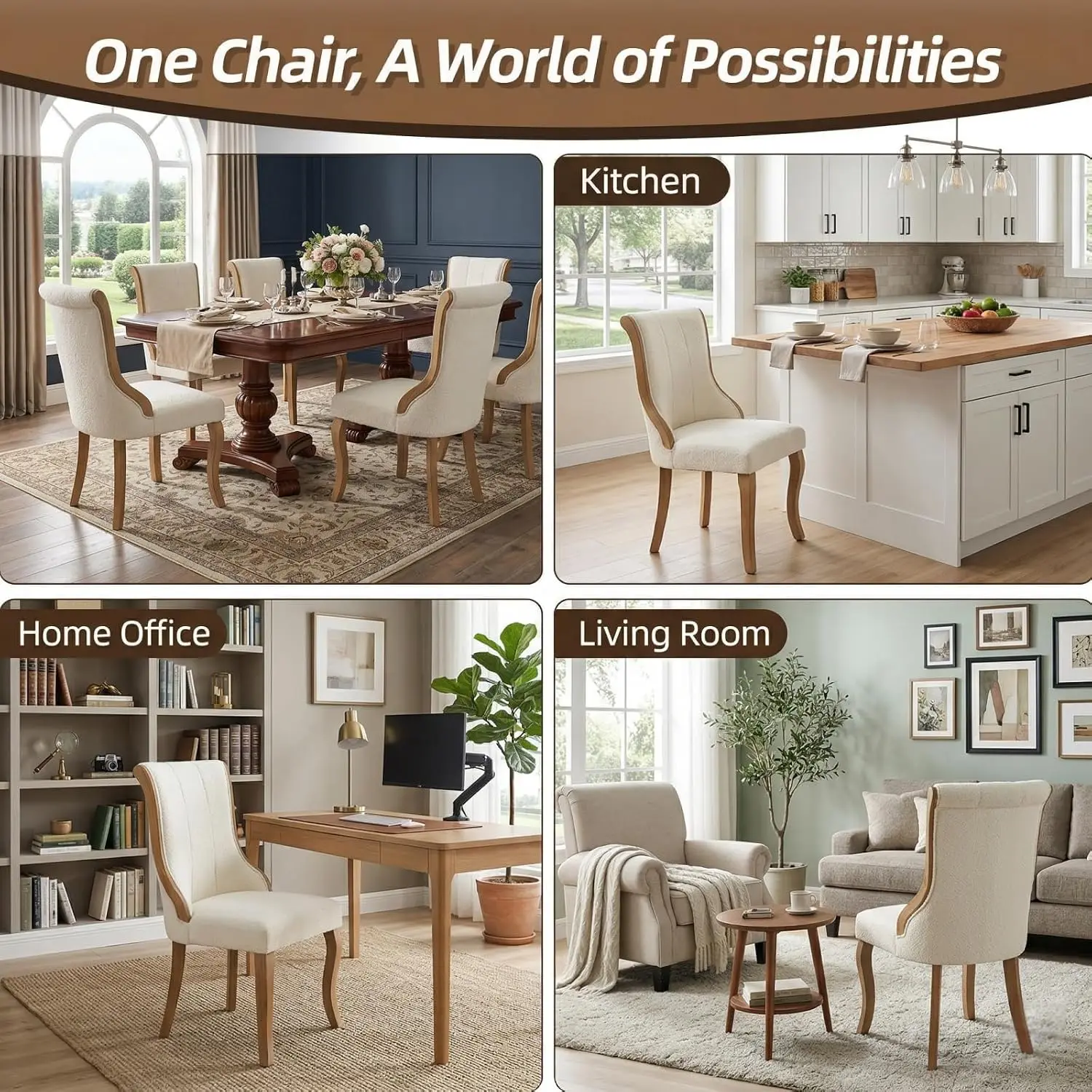 Thumbnail 4 - #30 Low Price Upholstered Dining Chairs Deals