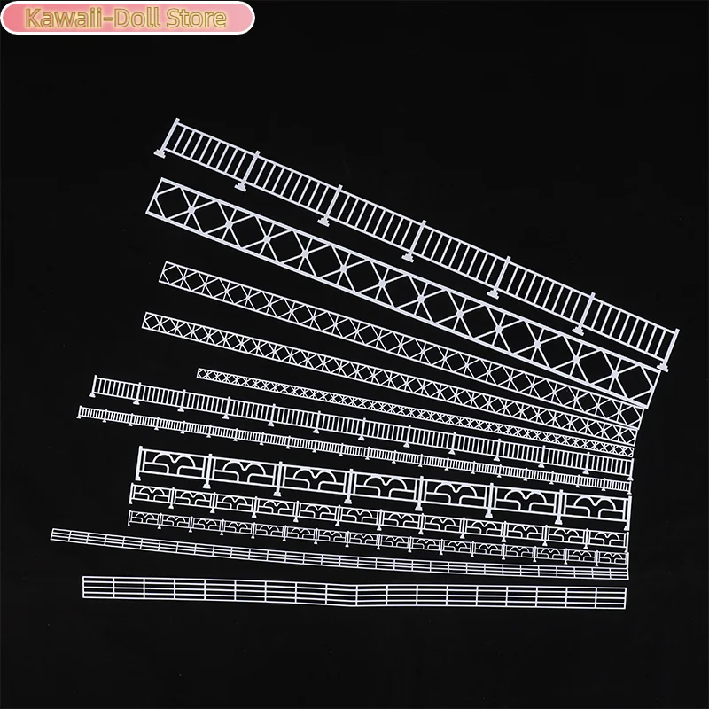 Ho N Z 1/87 64 50 Schaal Model Hek Gebouw Voor Landschap Zand Spoorweg Spoorweg Reling Trein Layout Landschapsarchitectuur Accessoires