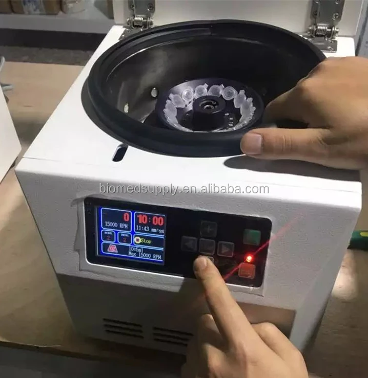 2017  Tabletop High Speed Microcentrifuge Machine with 12 tube 1.5ml angle rotor