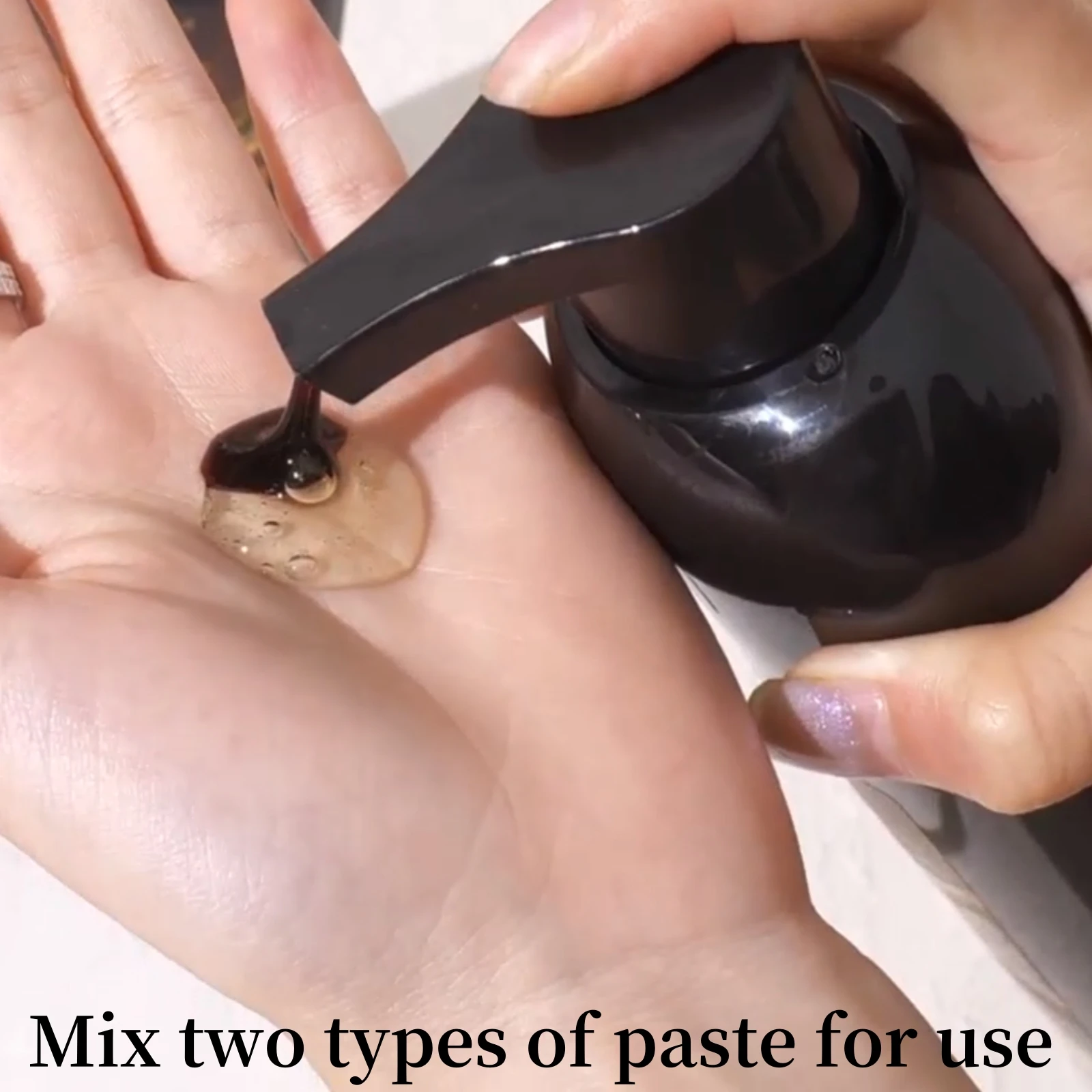 الشامبو باللون البني الداكن للشعر الرمادي الفوري ، الشامبو الصبغ الطبيعي طويل الأمد للرجال والنساء #3