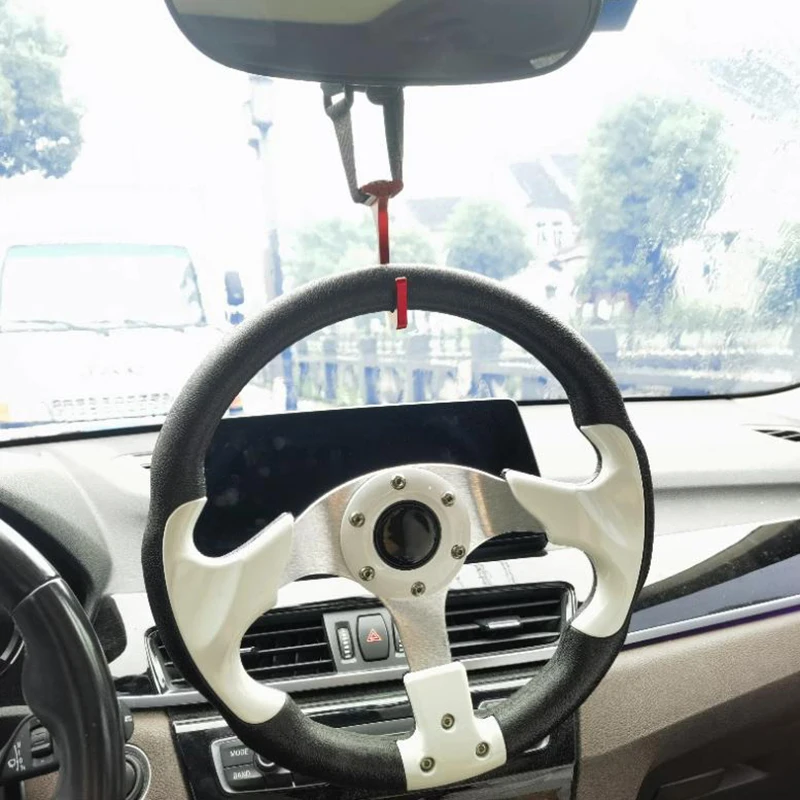 

[CCB10]Adjustable Nylon Strap Aluminum Steering Wheel Hook With Car Mounted Modification