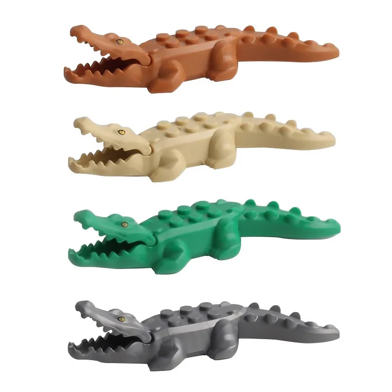 The Zoo African Animal Elephants Camel Deer Giraffe Gorilla Horse Tiger Building Blocks Mini Action Figure Bricks Toys Kids Gift