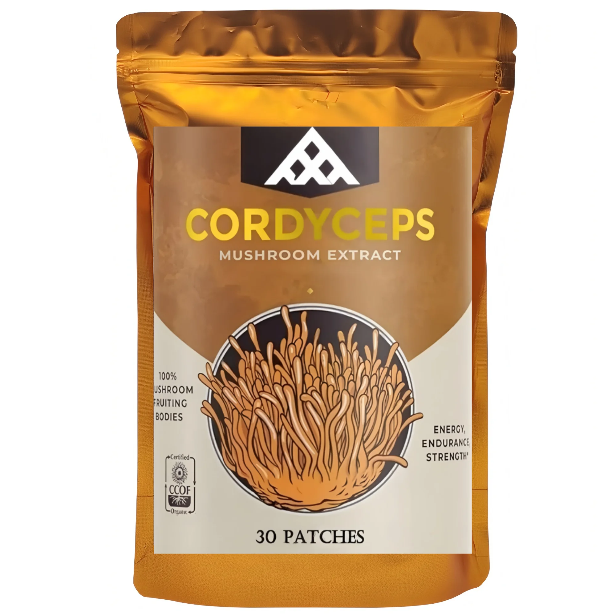 30 Patches Cordyceps Mushroom Transdermal Patches Energy & Stamina and Immune Support