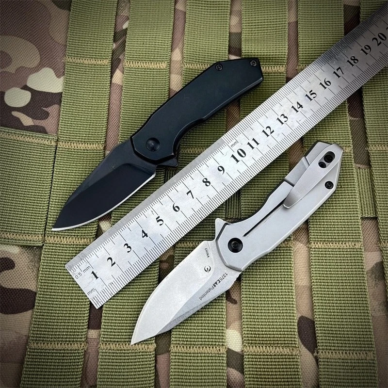 

Newly 1375 Pocket Outdoor Camping Folding Knife 8Cr13Mov Blade Steel Handle Hunting Survival Utility Fruit Knives EDC Tools
