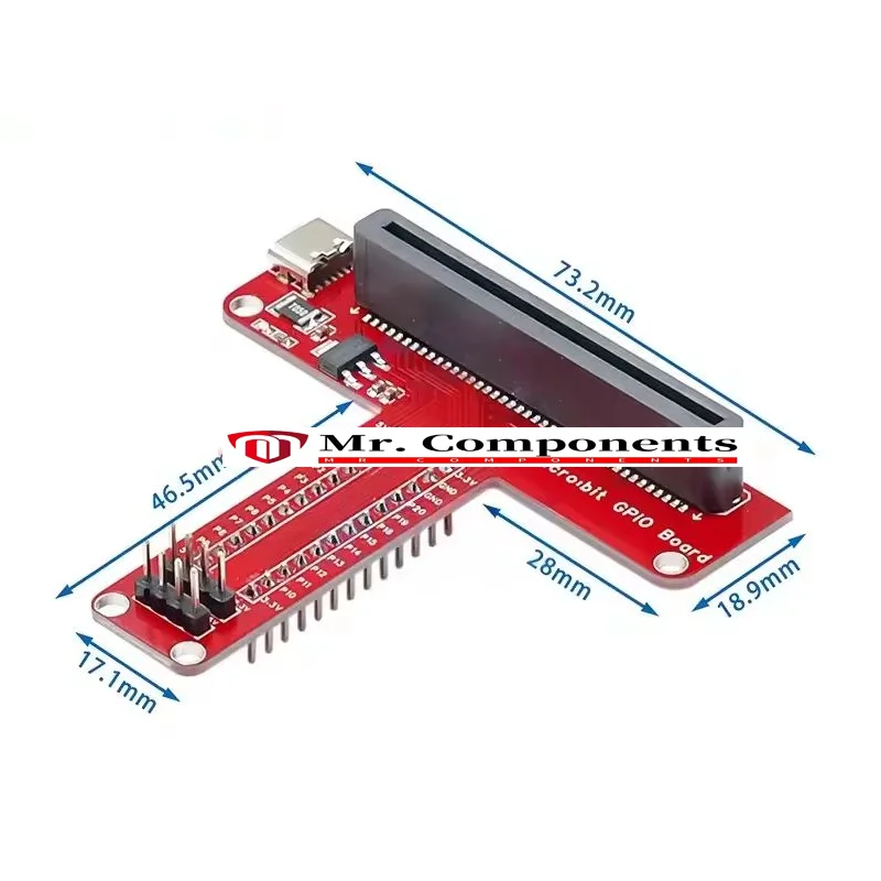 T Type GPIO Breakout Expansion Board Breadboard Adapter micro bit for FC40 40pin Flat Ribbon Cable Raspberry Pi 3 2 B &B+ Python