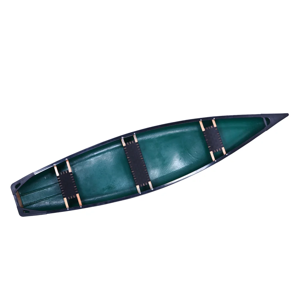 

15ft HDPE Pedal Kayak Quality Plastic Three-Person Canoe for Fishing Familary Sit-on Top Boat