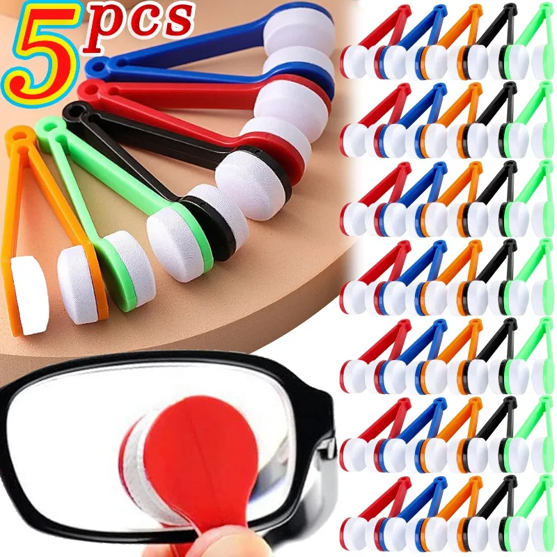 

Microfiber Glasses Cleaning Tool Portable Eyeglasses Wiping Clips Eraser Superfine Fiber Spectacles Wipe Brush Eyewear Accessory