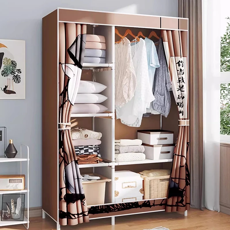 Armario moderno minimalista, organizador de almacenamiento, ropa de dormitorio, armario, estantes plegables para sala de estar, muebles Ropero Lounge Suite
