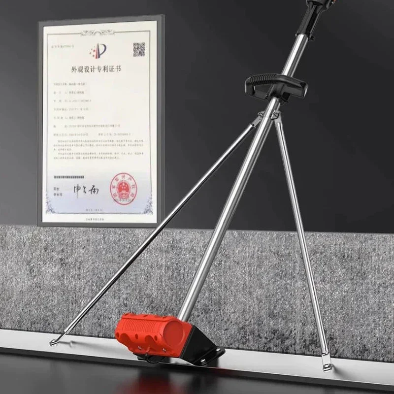 Righello vibrante per calcestruzzo Levigatrice stradale Vibratore elettrico al litio Cazzuola elettrica Lucidatura Righello Livellante