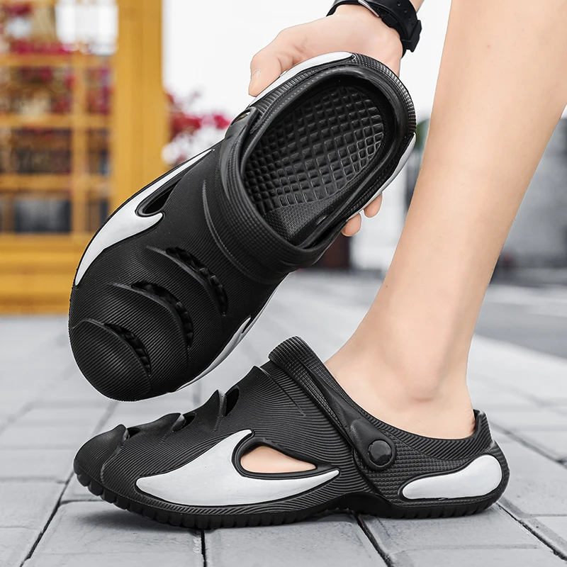 Sports Closed-Toe Sandals for Men and Women, with Integrated Eva Soft Sole, Breathable Summer Shoes for Beach Vacations and Water Activities view 4