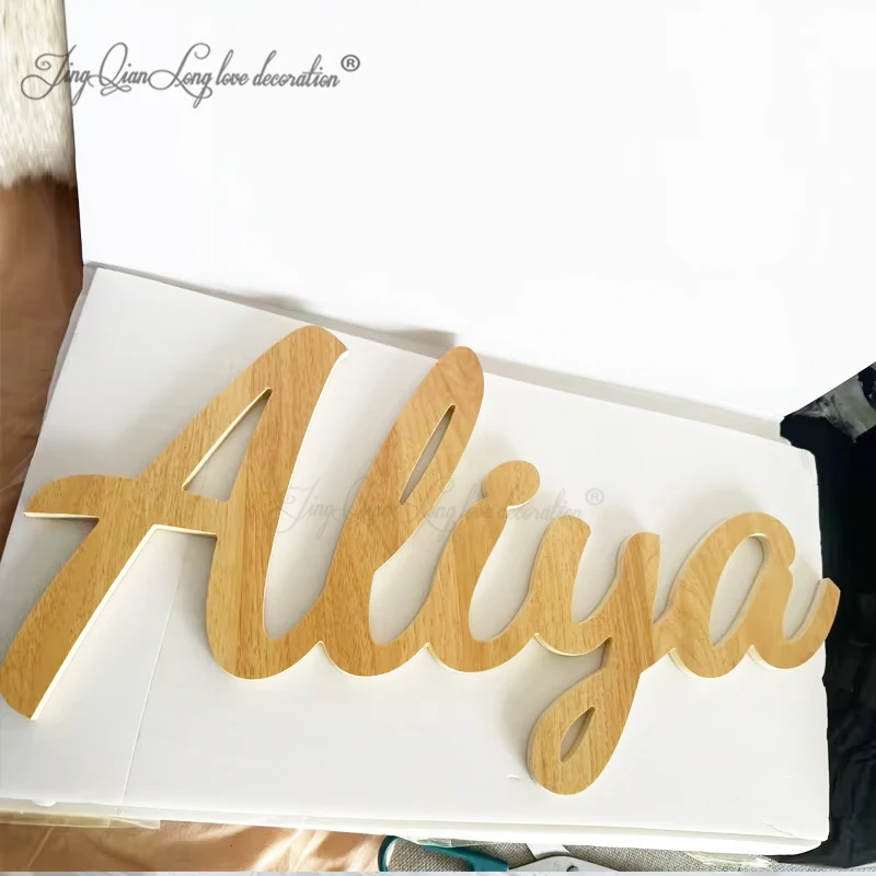 Özel Ahşap İsim Burcu Bebek Ad - Baby Nursery Name Letters incelemesi ve fiyatı