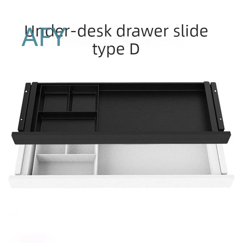 Sliding Type Office Desk Drawer Storage Partition Box Organizer for Home Office for Laptop Desk for Standing Desk for