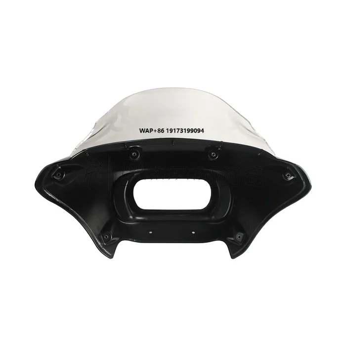 ABS Gloss Black/Unpainted Front Headlight Fairing Front Mask W/9