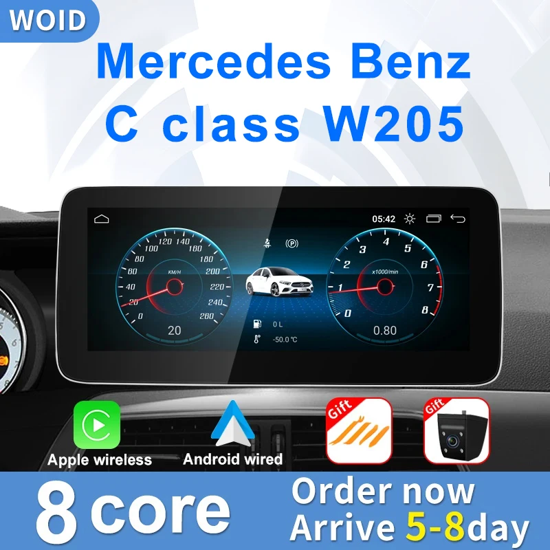 

Для Mercedes Benz W205 C Class Автомобильный мультимедийный беспроводной Android Авто CarPlay экран 10,25 дюйма 12,3 дюйма автомобильные видеоплееры ﻿