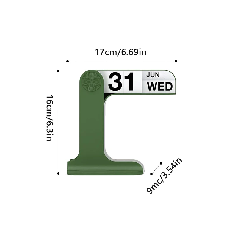 Desktop Calendar Page Flip Desk Calendar Creative Simple Home Decoration Page Turning Standing Table Ornament Office Stationery