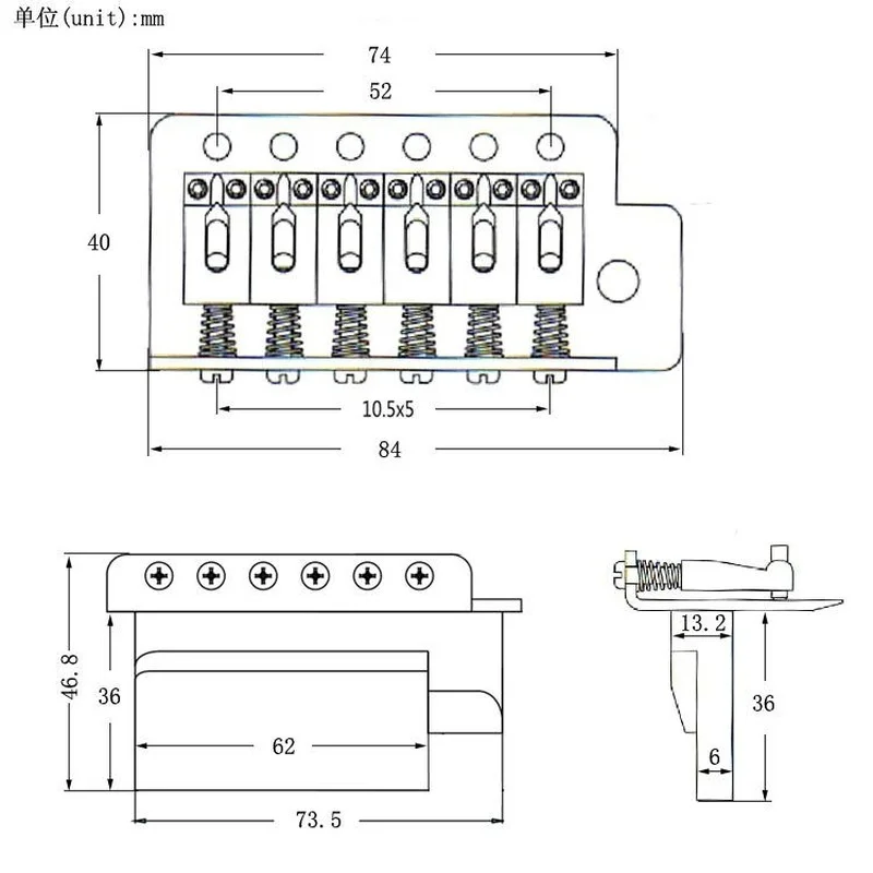 6 cordas guitarra ponte sela, strat, sq, st, elétrica, tremolo, padrão, acessórios