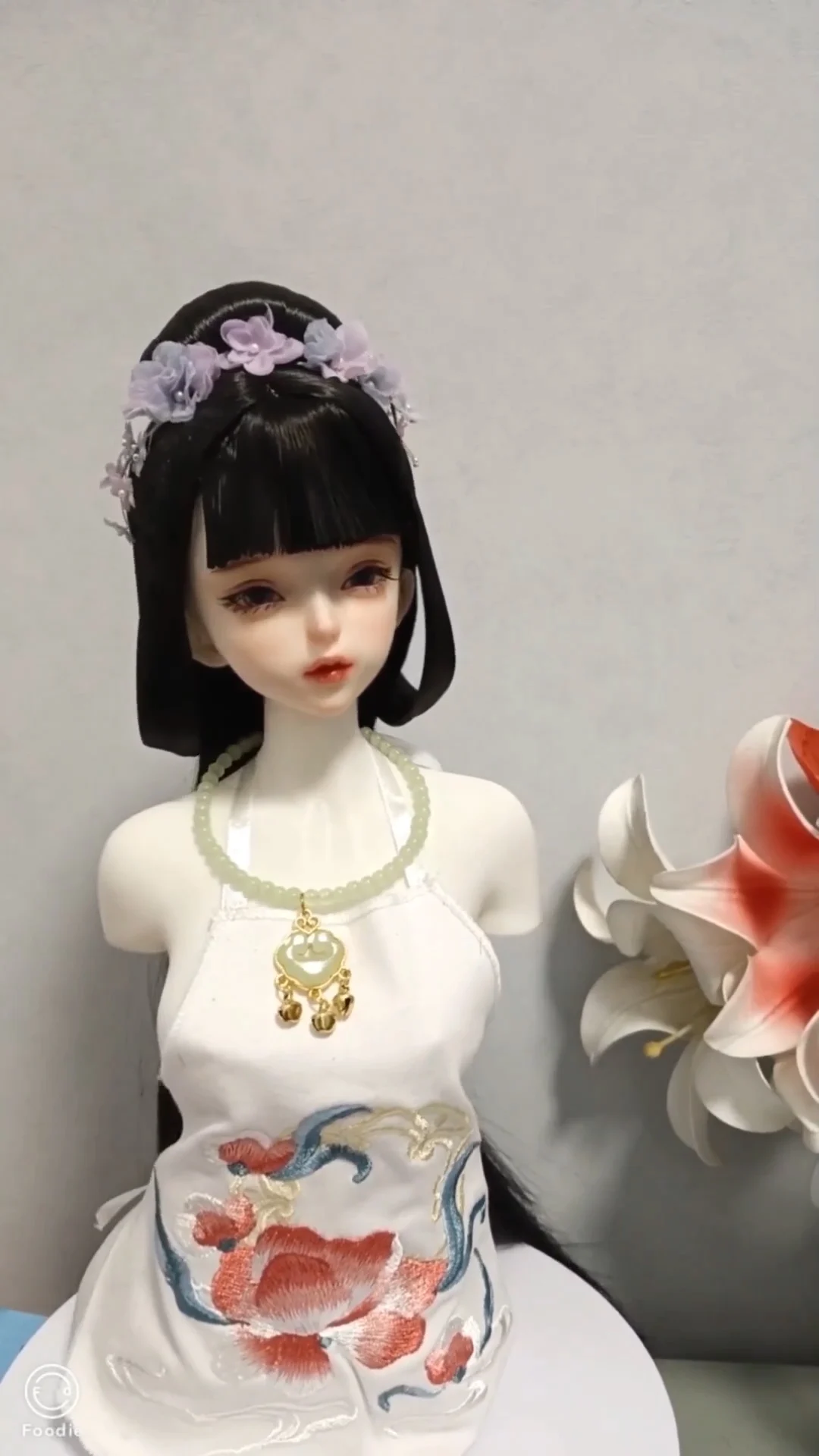 1/4 1/3 BJD Doll Wigs Ancient Costume Hanfu Vintage Princess Long Hair Fairy Wig For MSD SD13 Girl SSDF Uncle Accessories A1700