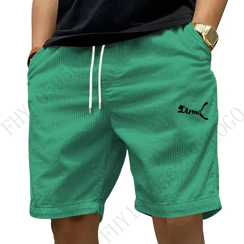 Zomer nieuwe strandshorts voor heren, fitnessshorts, hardloopshorts, fitness, outdoor basketbalsportbroeken met losse taille,