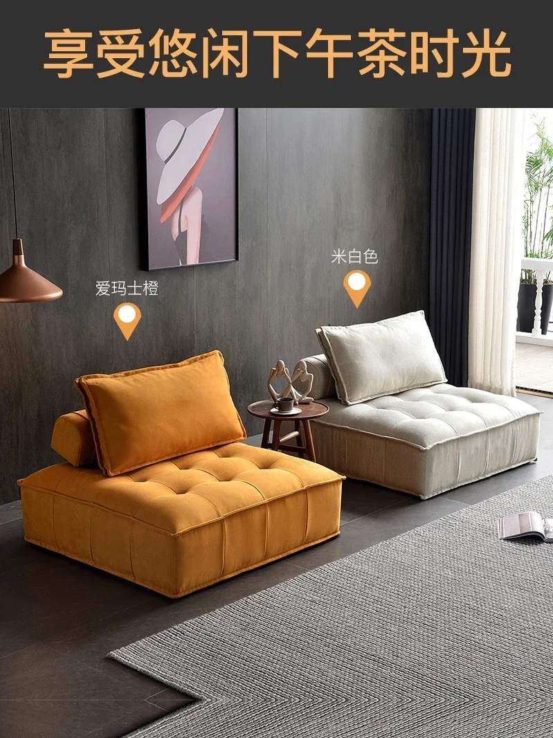 Balcone Piccolo appartamento Soggiorno Combinazione Internet Celebrity Doppio modulo minimalista quadrato