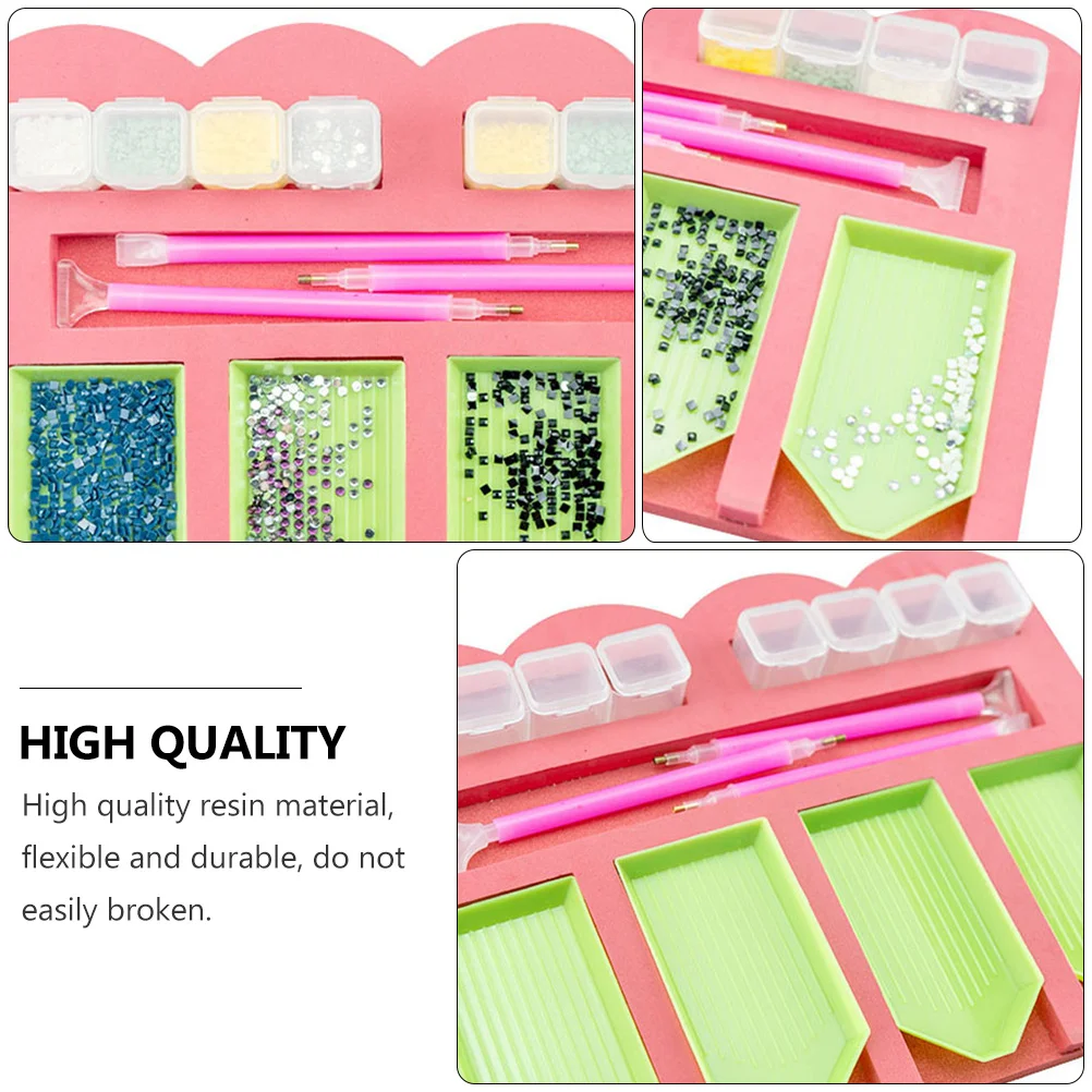 

10pcs Tray Resin ganizer Drill Tray Diamond ganizer Containers Storage Box Drill Painting Tools Crafts