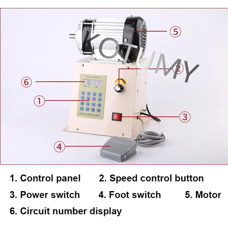 800W Automatic CNC Programming Winding Machine High-torque Motor Repair Winding Machine Speed Regulating Winding Machine