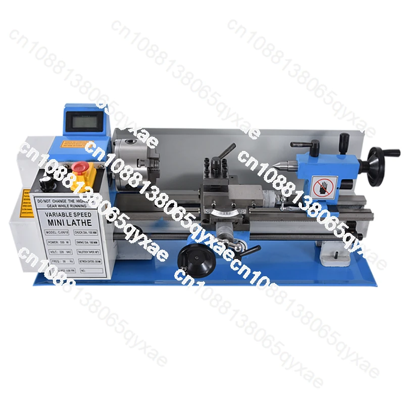 New 0618 110V/220V Mini Machine Benchtop Metal  Tool Household DIY Small Stainless Steel  Metal Processing Lathe