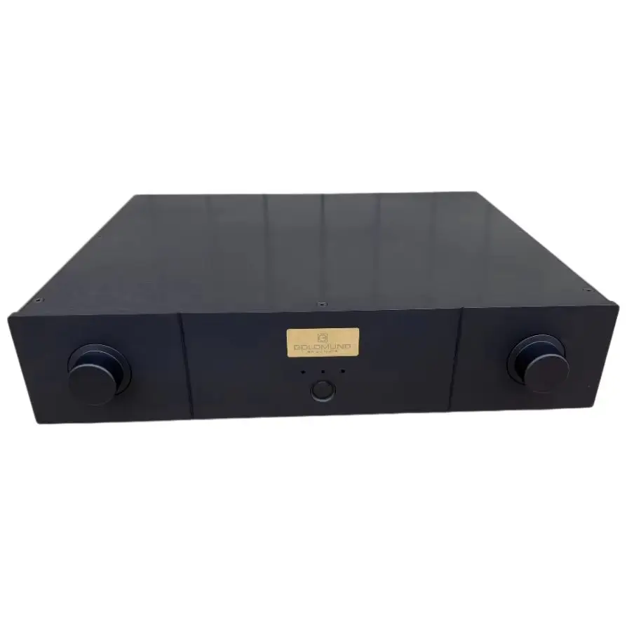 430*90*308/358mm Replica Goldmund Power Amplifier Chassis, All Aluminum Preamplifier Enclosure, DIY Home Audio Amp Case Shell