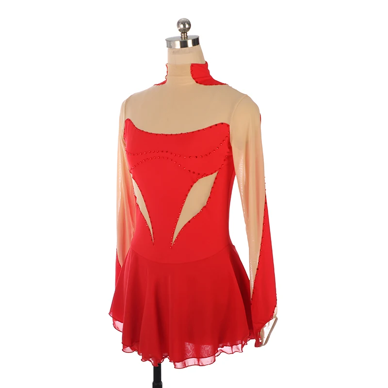 Figure skating costume, ice skating costume, performance costume, adult girls' competition grading skirt