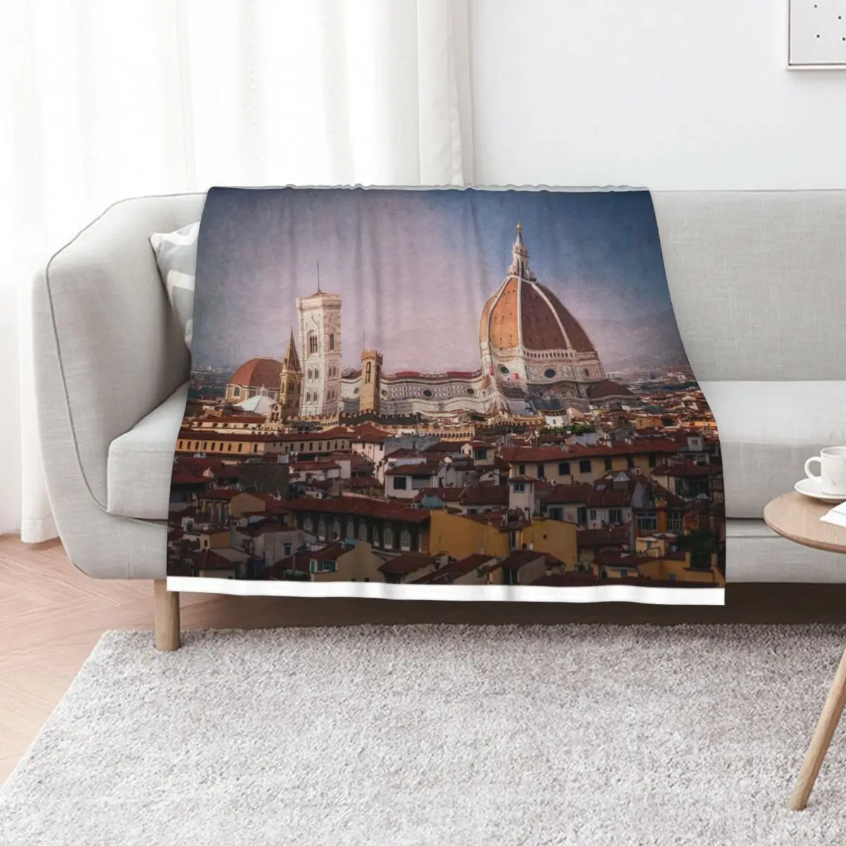 

Historic Core of Florence Italy Throw Blanket Beach blankets and throws Stuffeds Luxury Brand Blankets
