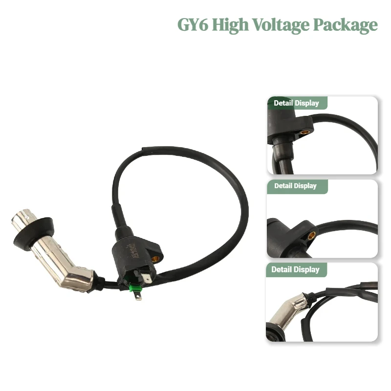 Engine Metal Ignition Coil for GY6/QMB139 150CC & 50CC Chinese Scooters