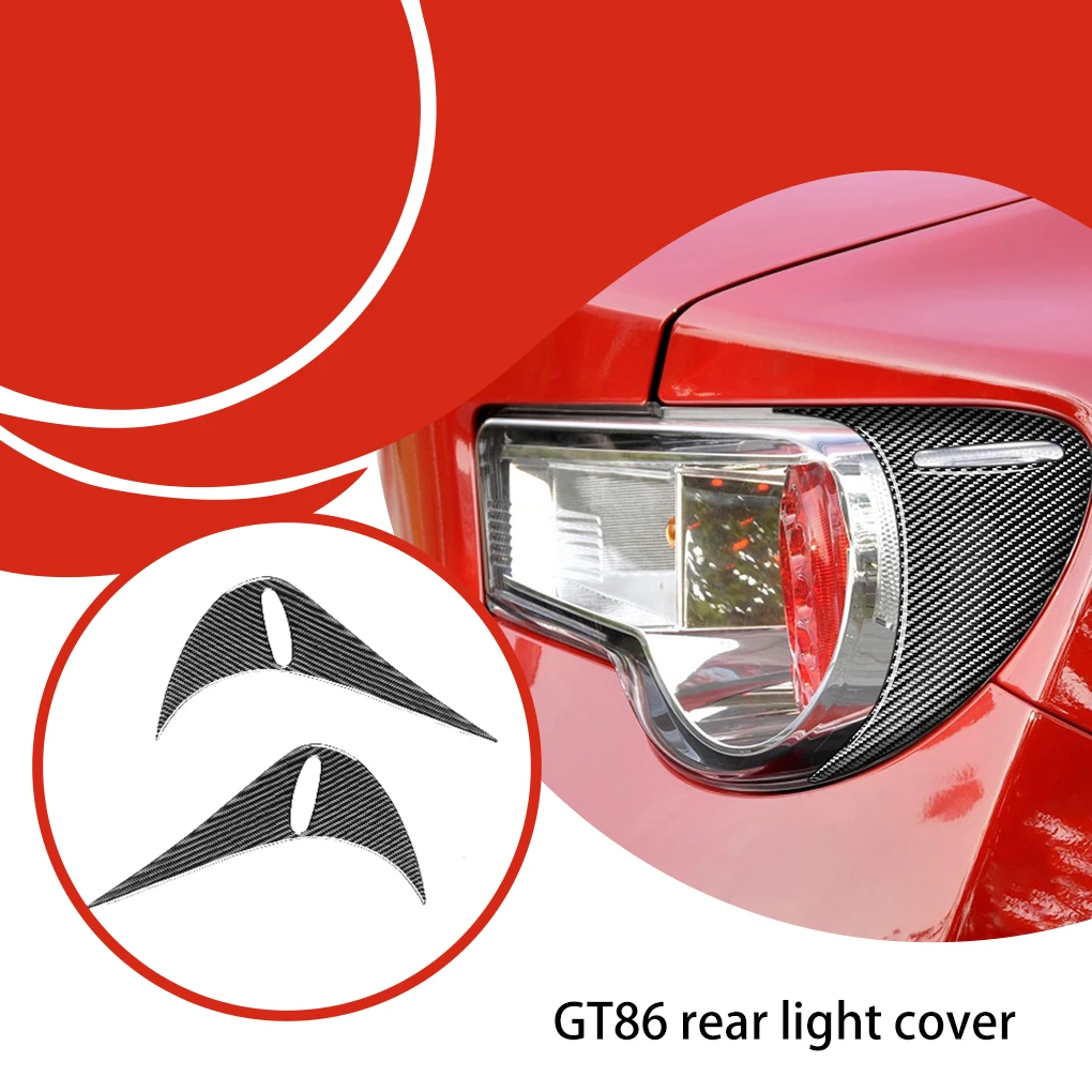 

2pcs Rear Light Eyebrow Cover Protector Anti-Scratch Replacement for GT86 BRZ