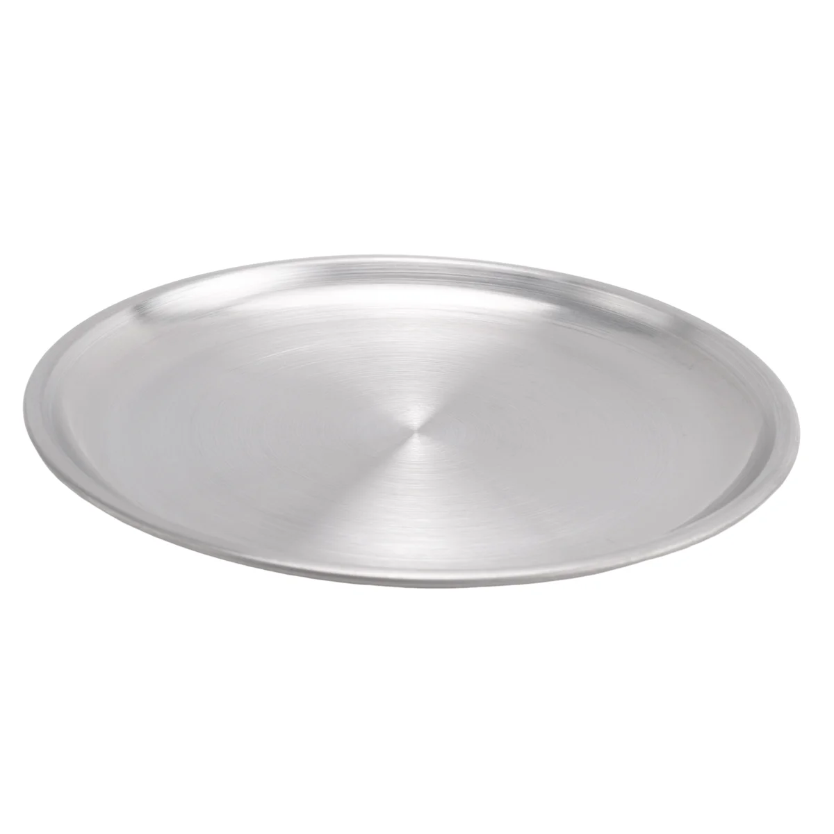 MHWY 14cm Stainless Steel Bone Spitting Dish Silver Shallow Tray Metal Dining Disc Round Plate Dessert Tableware
