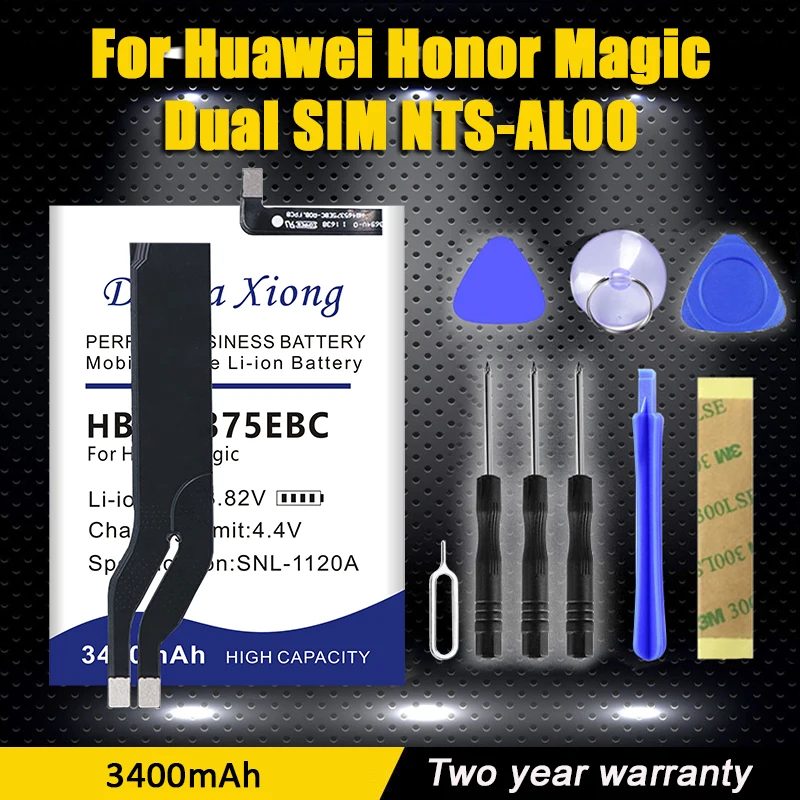 DaDaXiong 3400mAh HB465375EBC Battery For Huawei Honor Magic, Honor Magic Dual SIM, NTS-AL00 Mobile Phone Battery