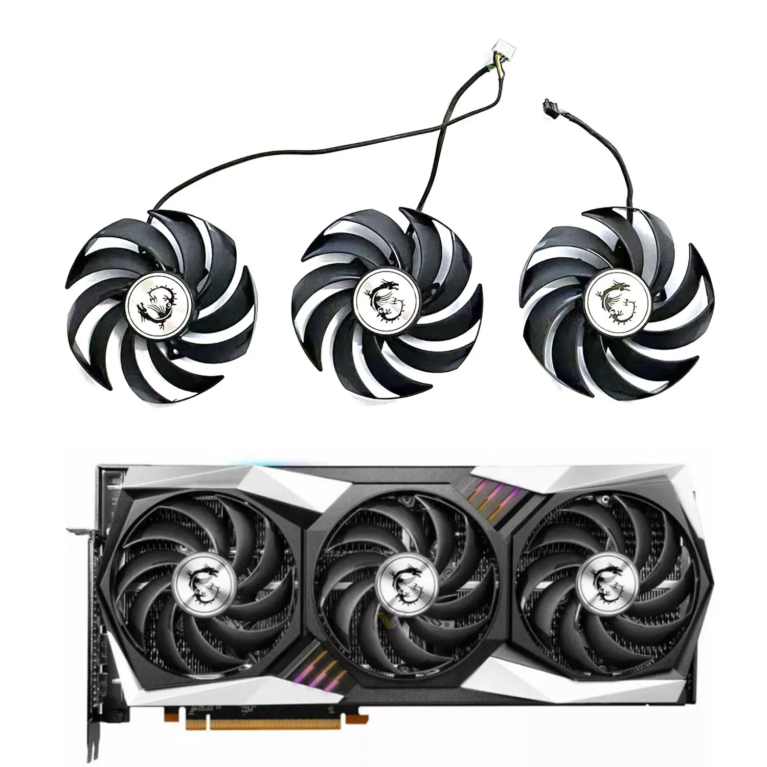 

Brand new PLD09210S12HH 90MM 4PIN suitable for MSI Geforce RTX3080 3080Ti RTX3060 3060 Ti Rtx 3070 3080 3090 Gaming X Trio