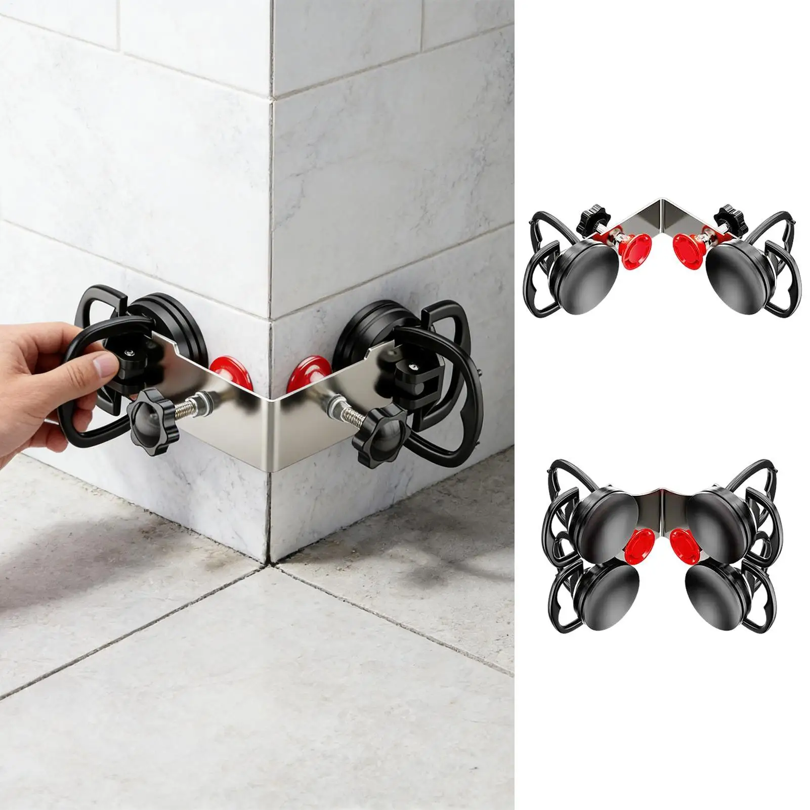 Granite Seam Guide Setter 90 Degree Floor Gap Fixer Alignment Tool Professional Installation Kit for Marble Tile Slab Repair