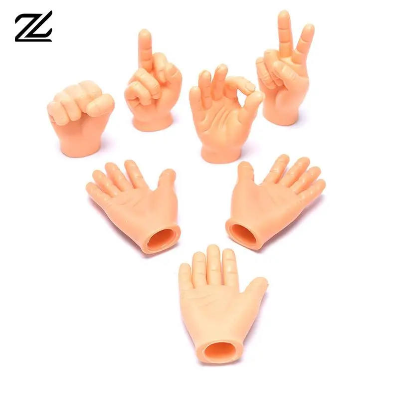 Kid Novelty Toys Funny Finger Fidget Small Hand Palm Tease Cat Pet Gags Joke Party Halloween Cosplay Props